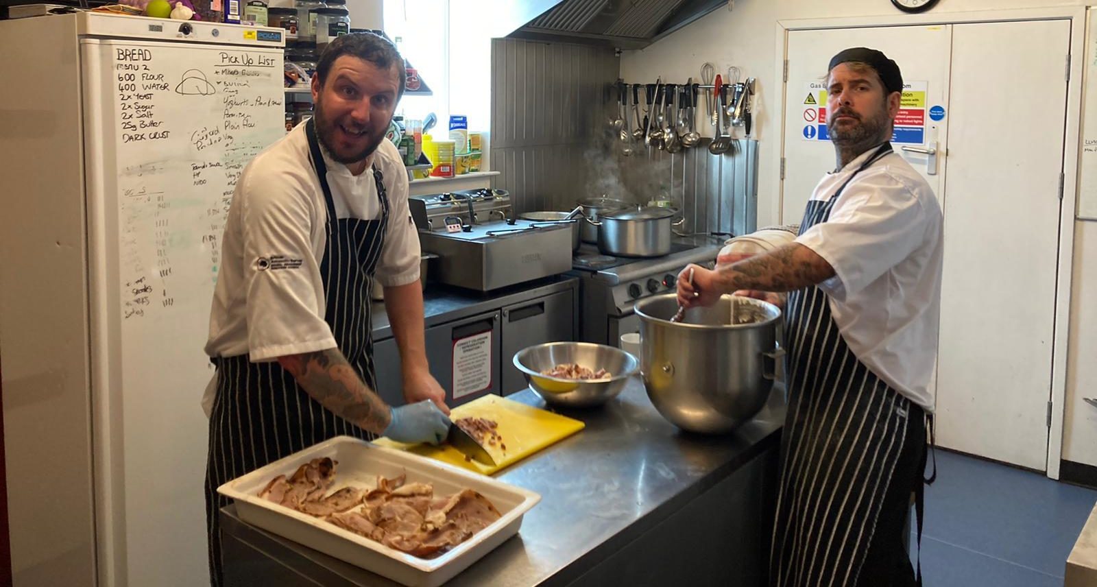 Halley Chefs Preparing Food