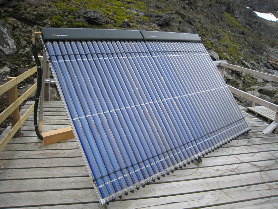 A solar thermal panel
