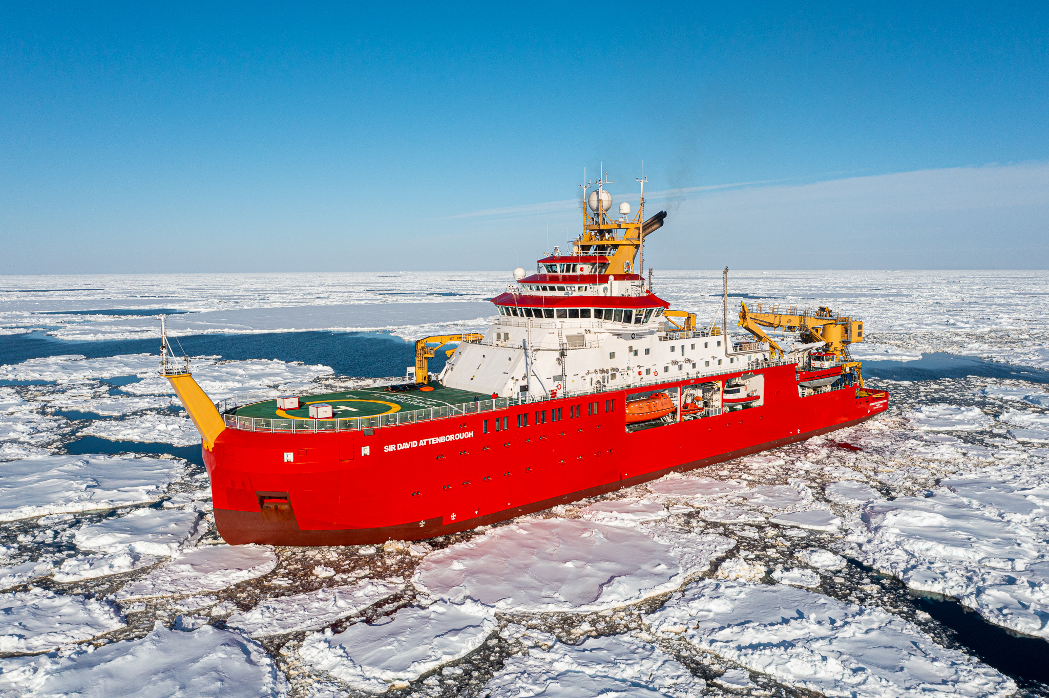 RRS Sir David Attenborough completes ice trials on its maiden voyage to Antarctica