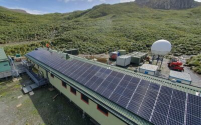 New solar panels installed at Bird Island Research Station