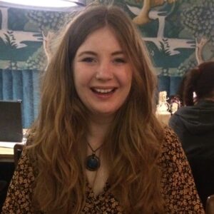 A couple of people posing for the camera