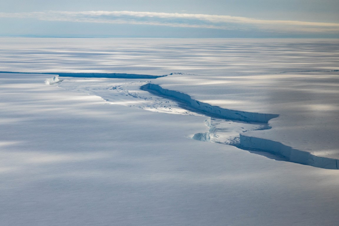 A plain of ice