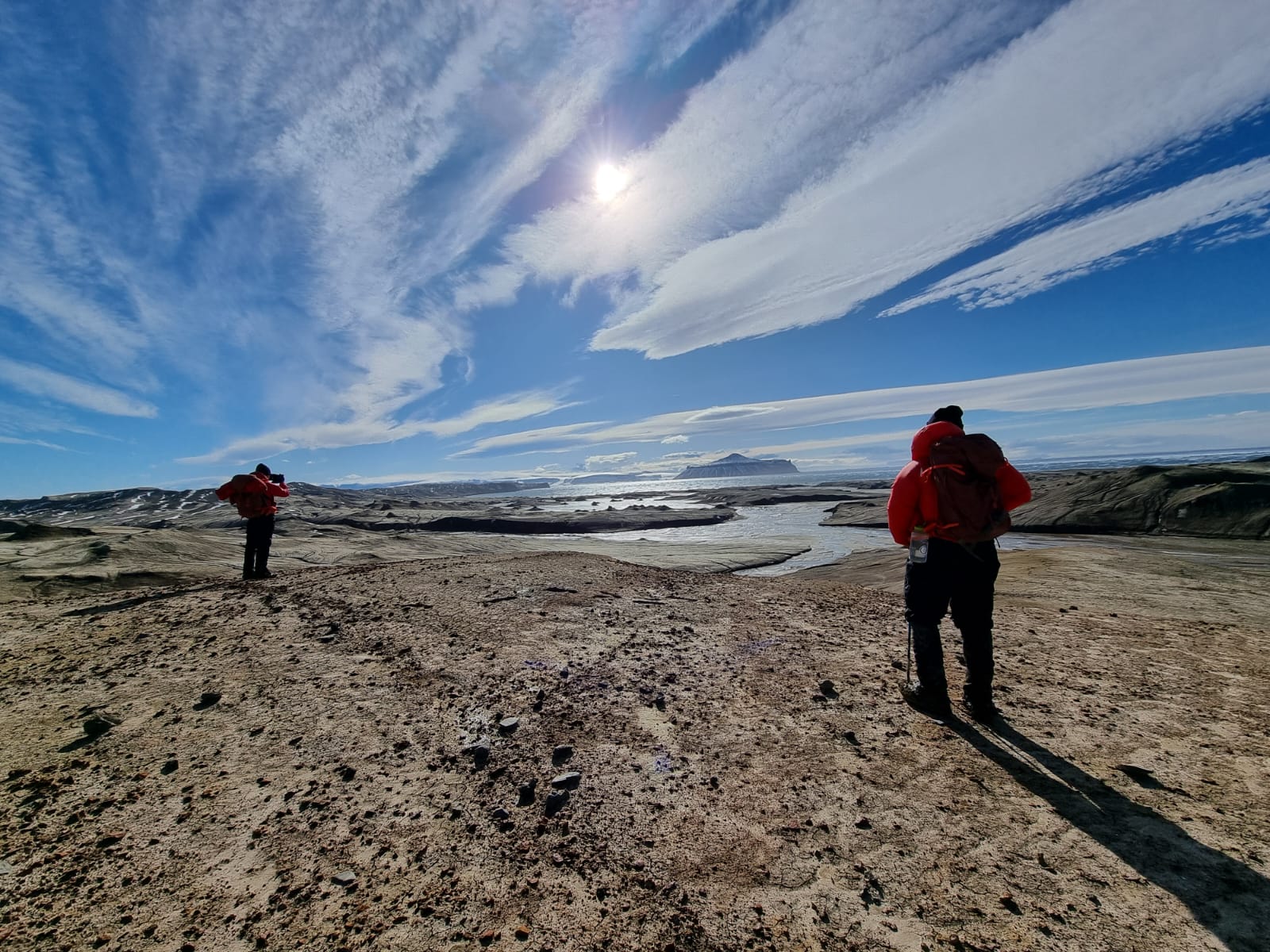 A man standing on a beach