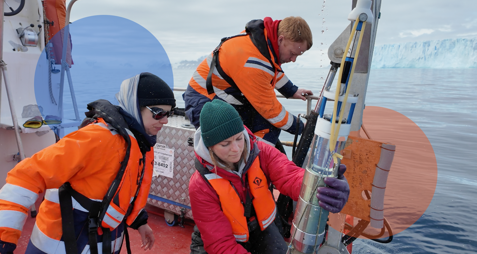 A group of people on a boat