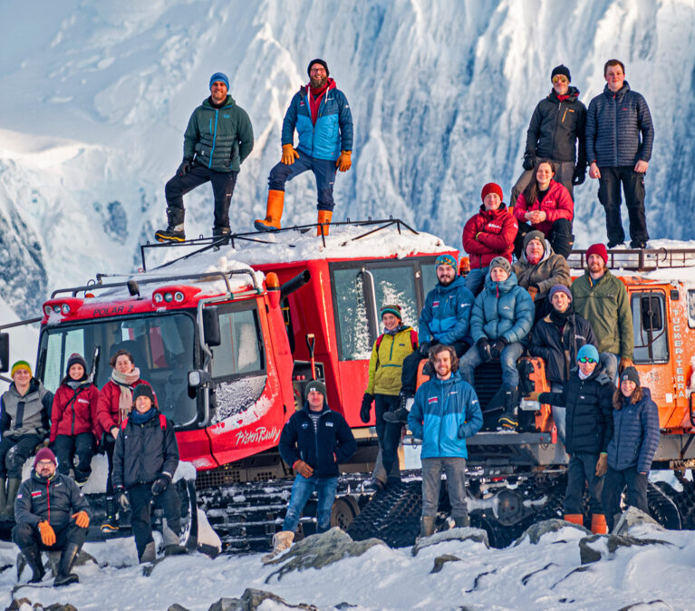 Rothera Wintering Team group picture