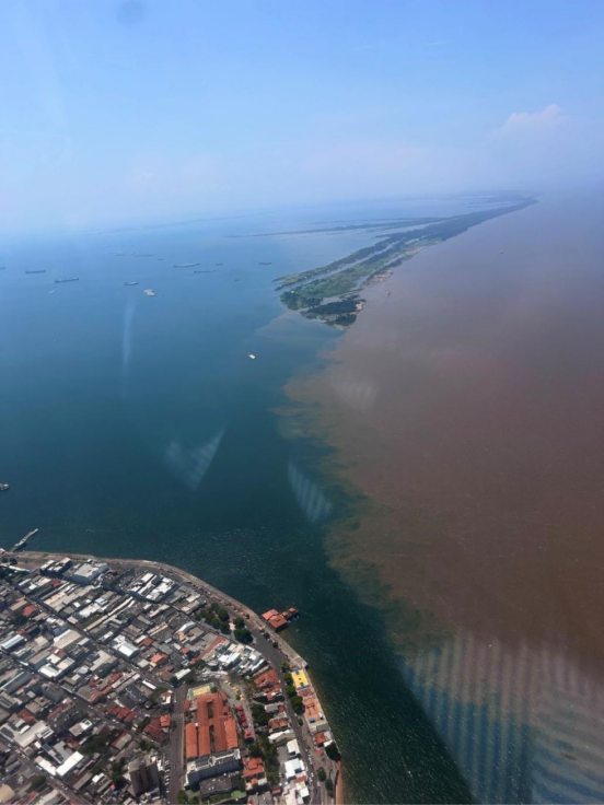 A view of a large body of water
