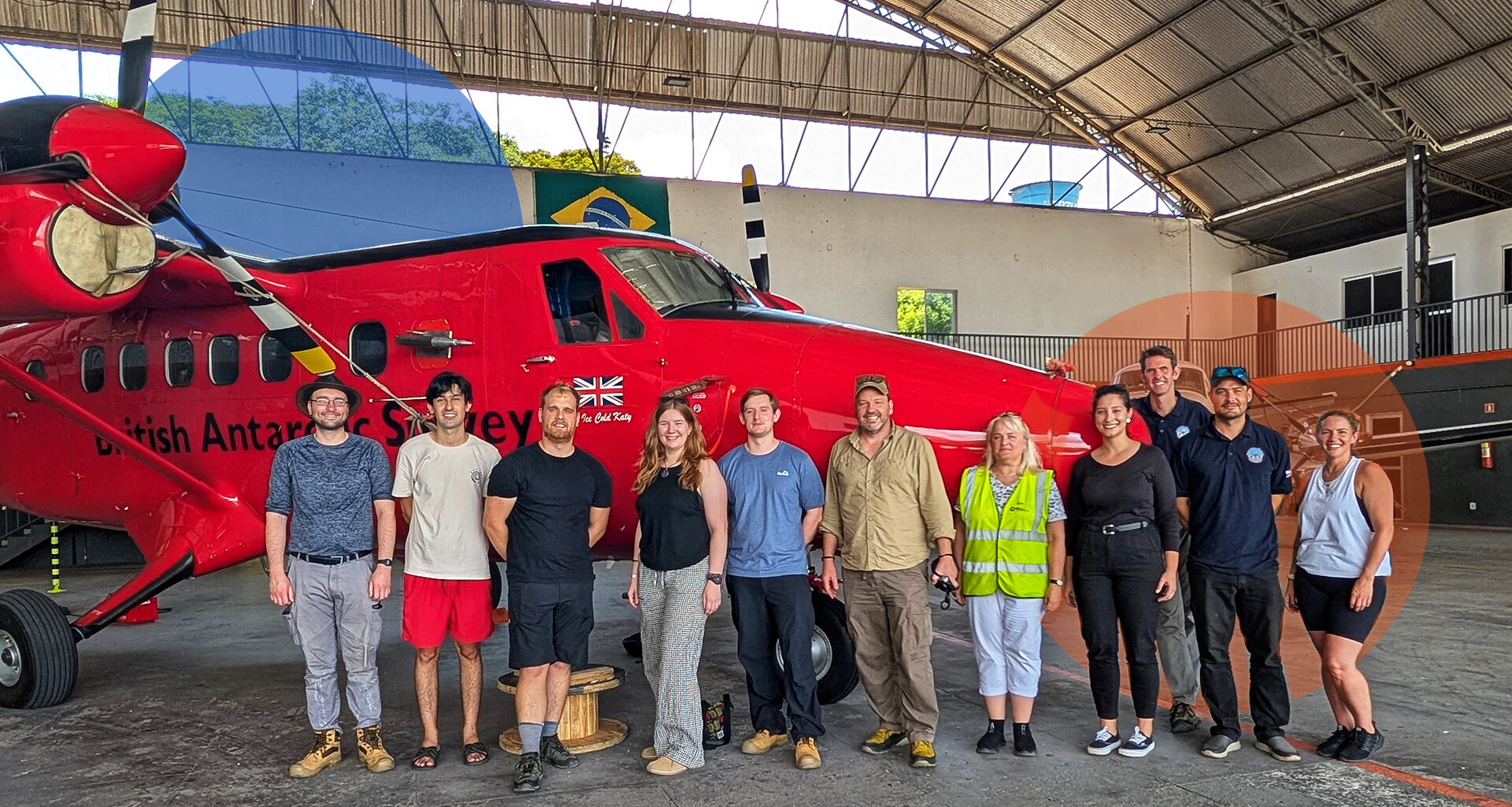 A group of people standing in front of a building