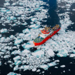 RRS Sir David Attenborough in sea ice
