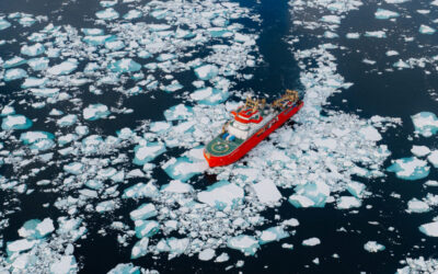 RRS Sir David Attenborough in sea ice