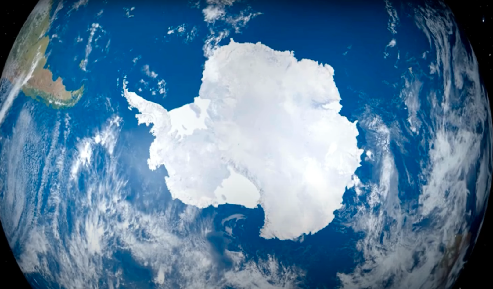 antarctica from space