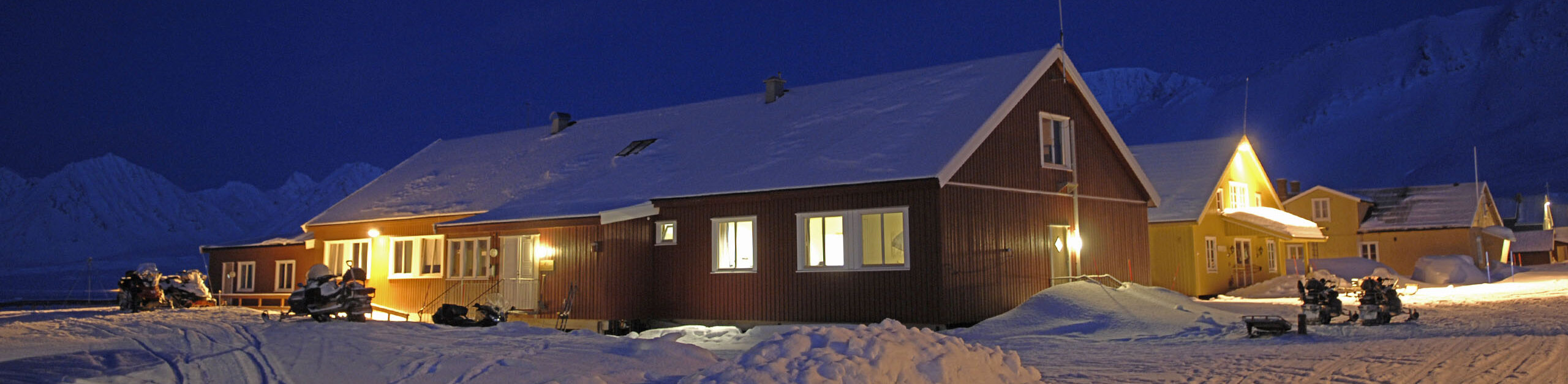 The UK Research Station at Ny Alesund science village, Svalbard