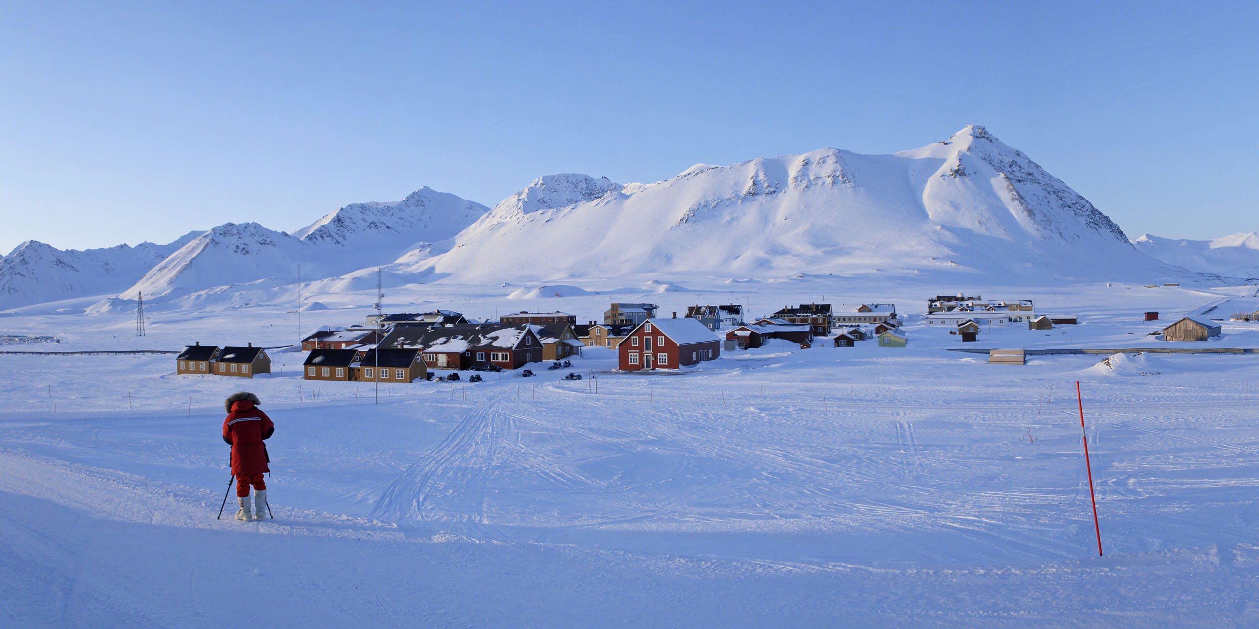 The Research village at Ny Alesund on Svalbard