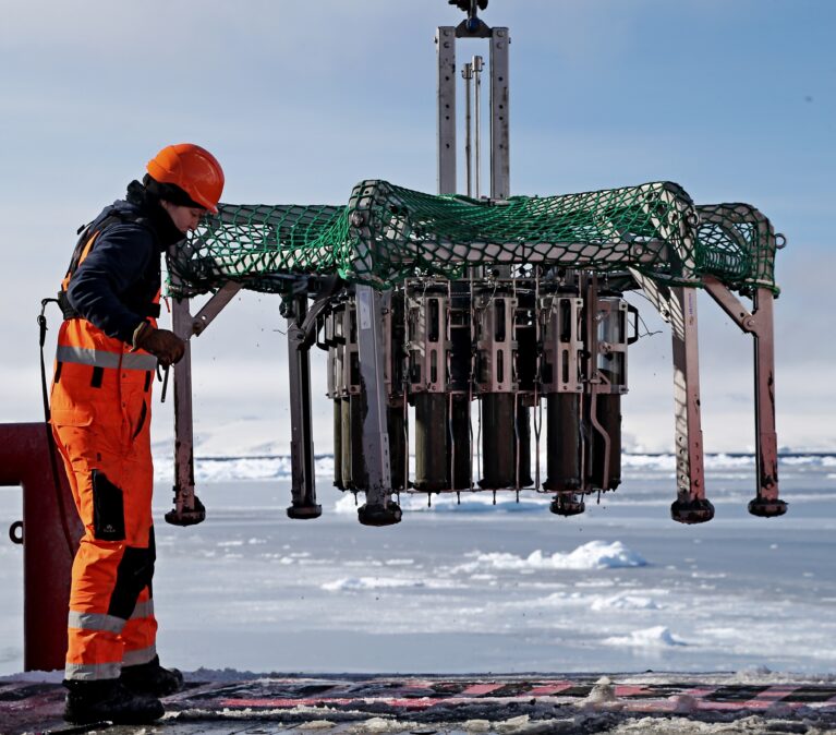 Antarctic Engineering Team during equipment deployment from SDA