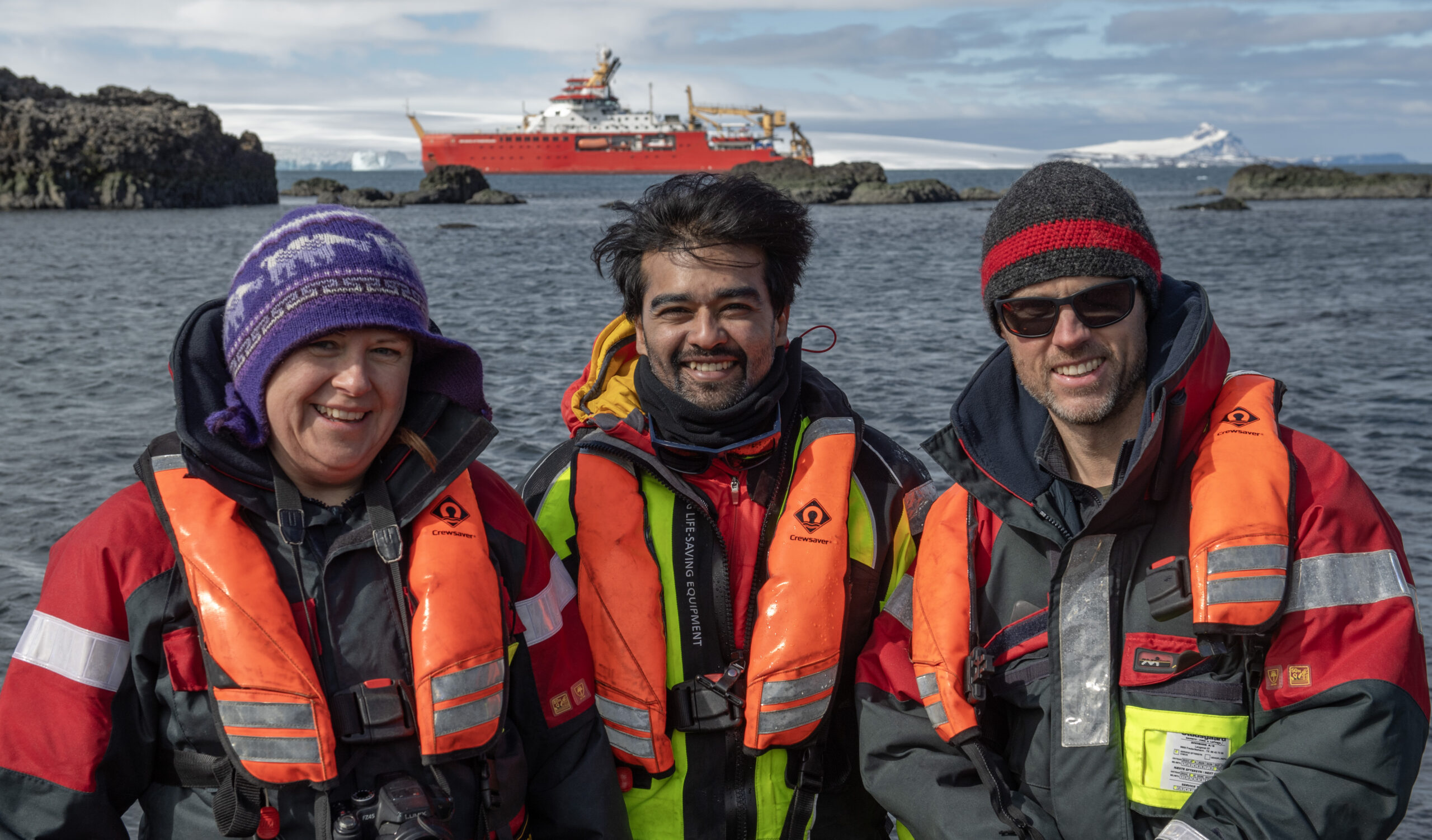 Field Team of scientists and Field assistant on King George Island