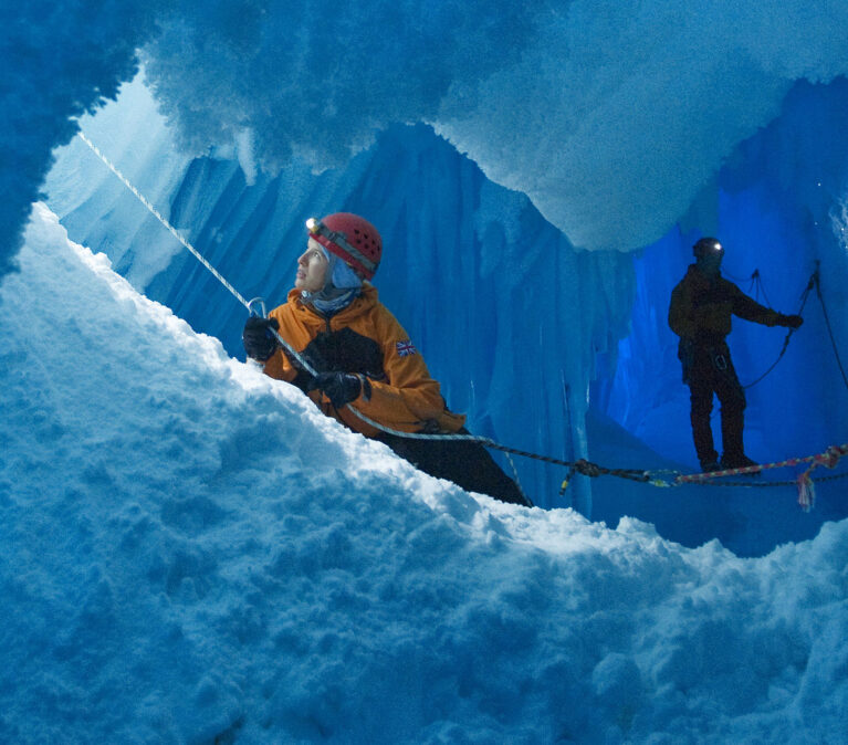 Crevasse rescue training