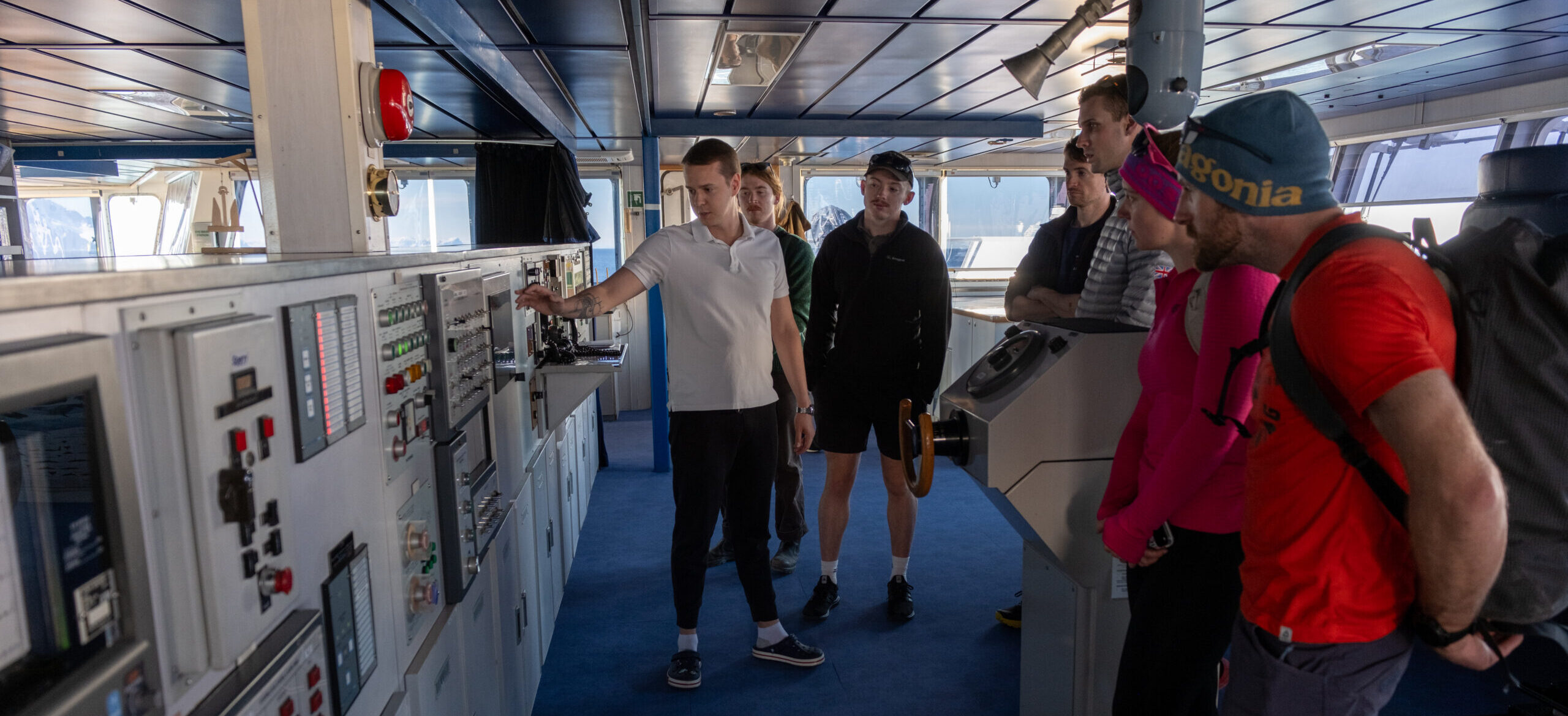 A group of staff receiving a briefing