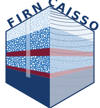A close up of a logo