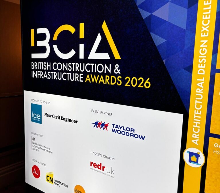 sign which reads BCIA AWARDS 2026